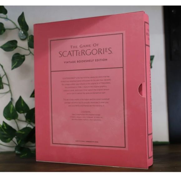 Scattegories Games Thegame Of Scattergories Vintage Bookshelf